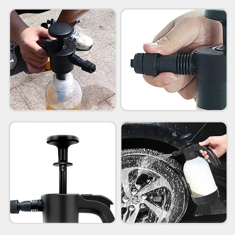 2L - Car Wash Foam with Pump Air Pressure Technology - One Beast Garage