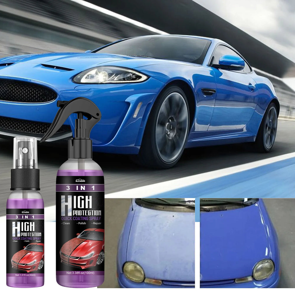 3 In 1 Car Ceramic Coating Spray - One Beast Garage