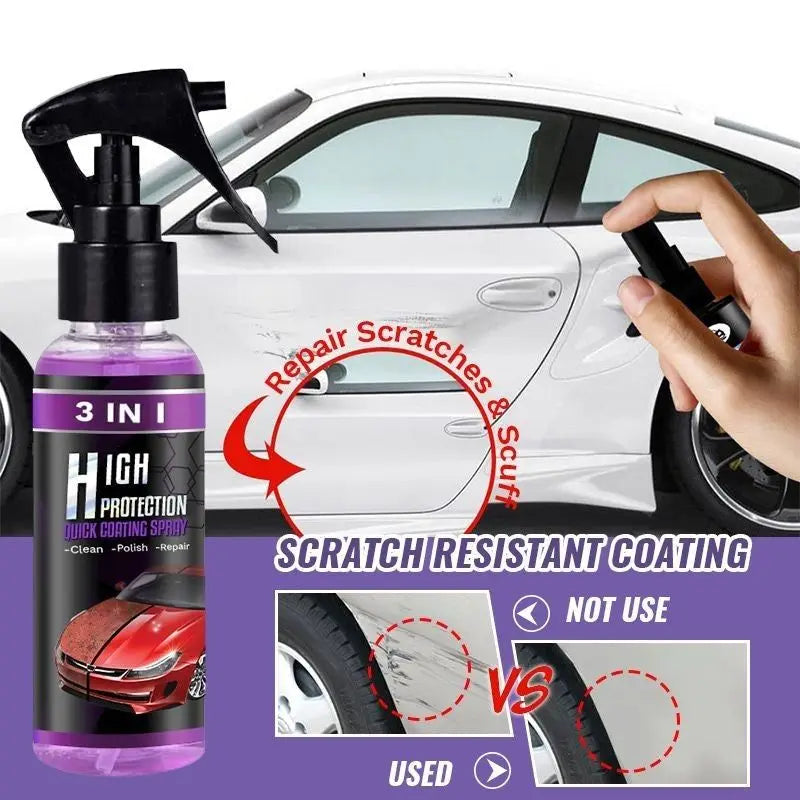 3 In 1 Car Ceramic Coating Spray - One Beast Garage