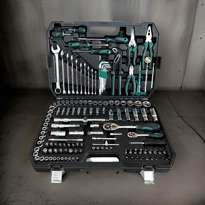 Comprehensive 142-Piece Auto Repair Toolbox Hand Tool Set - One Beast Garage