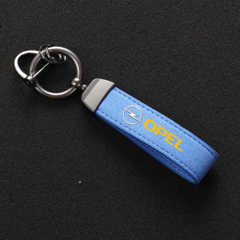 Keychain leather OPEL Logo - One Beast Garage - keychain