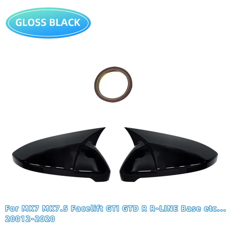 Mirror Cover Golf Mk6 Mk7/7,5 - Batman Style / Easy To Fix