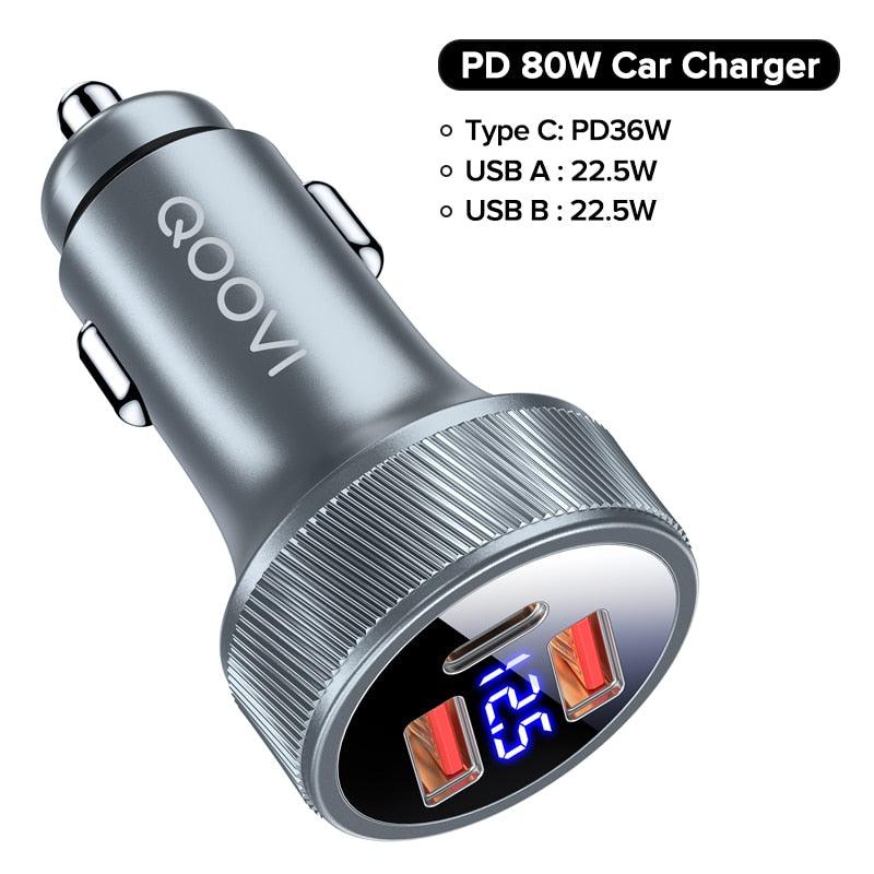 Car Charger USB Type C - Dual Port - Fast Charging Premium - One Beast Garage