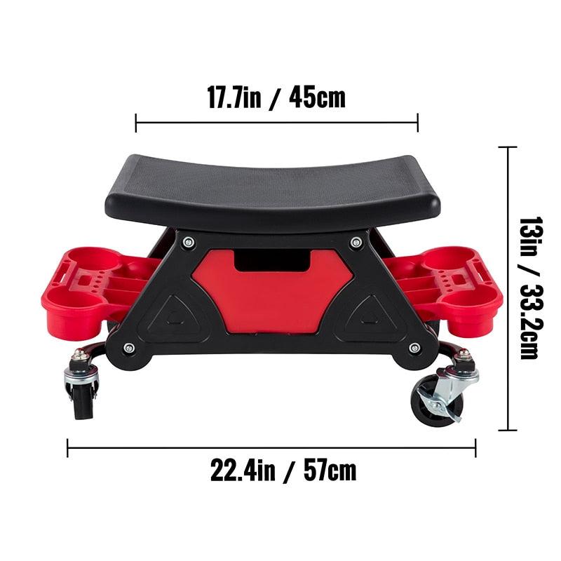 Car workshop chair with tool holder - One Beast Garage