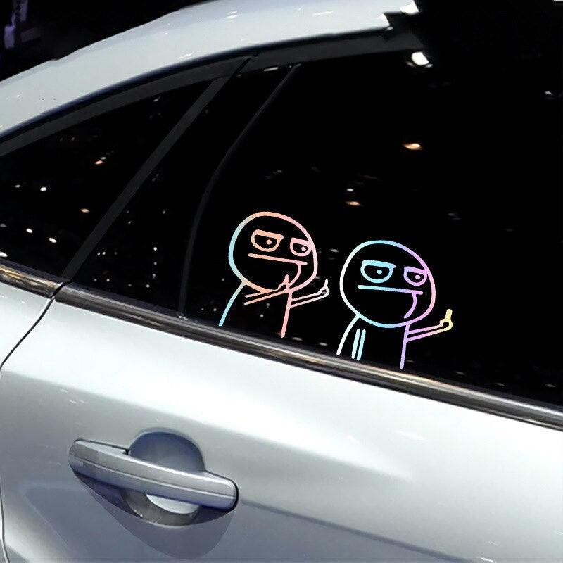 Cartoon Funny Sticker - Reflective - One Beast Garage