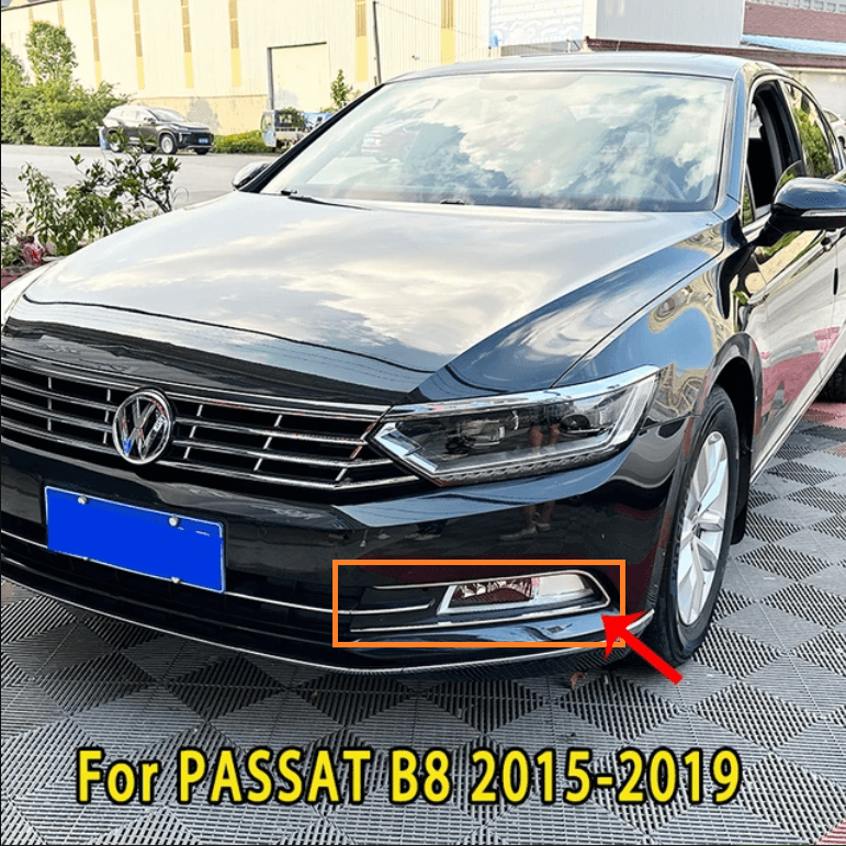 Chrome trim - VW Passat B8 fog lights - One Beast Garage