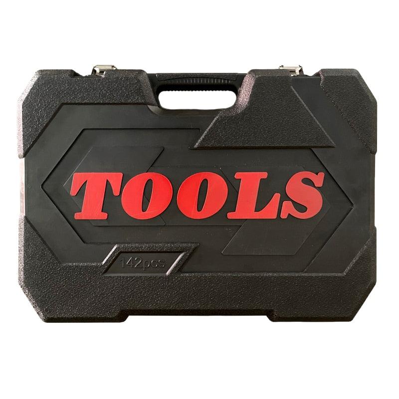 Comprehensive 142-Piece Auto Repair Toolbox Hand Tool Set - One Beast Garage