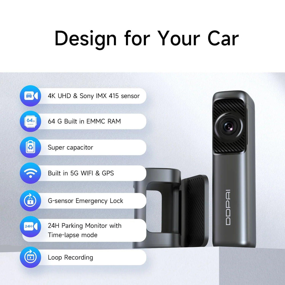 Dash Cam Mini 5 2160P 4K - One Beast Garage