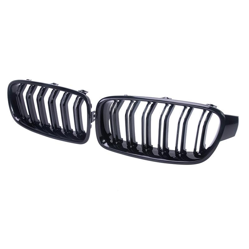 Grille set BMW 3 Series F30, F31, 2 pieces, Glossy black - One Beast Garage