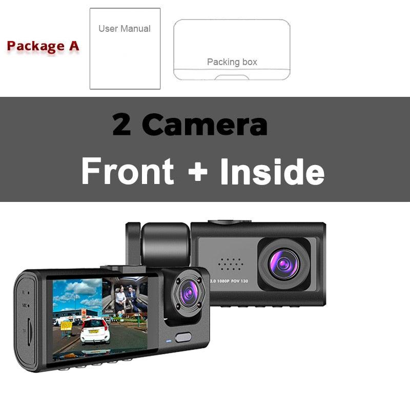 High Performance Car Dash Cam with Rear View Camera - One Beast Garage