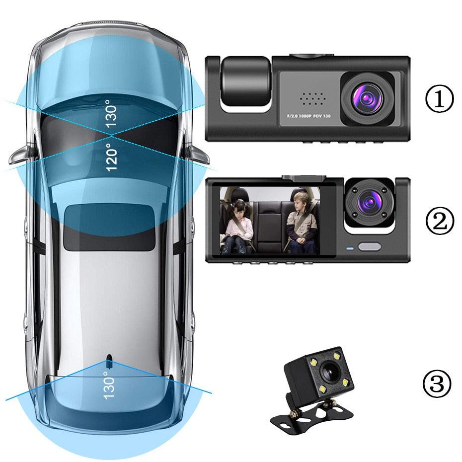 High Performance Car Dash Cam with Rear View Camera - One Beast Garage