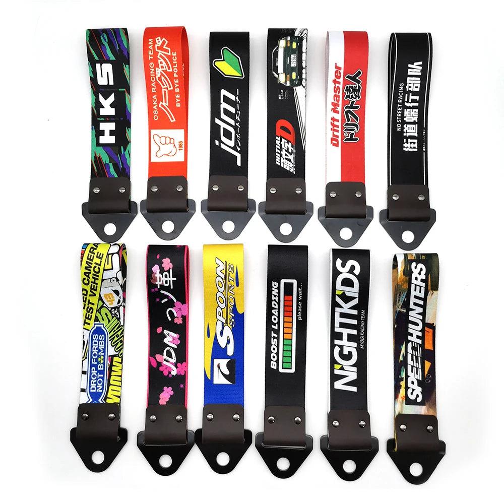 JDM Racing Culture Car Pendant Tow Strap Belt - One Beast Garage