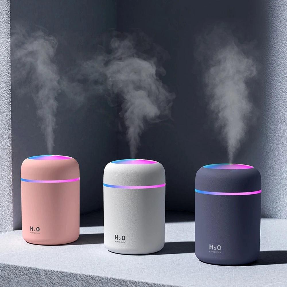 Mini Air Humidifier with Aromatherapy Diffuser - Led Style New - One Beast Garage