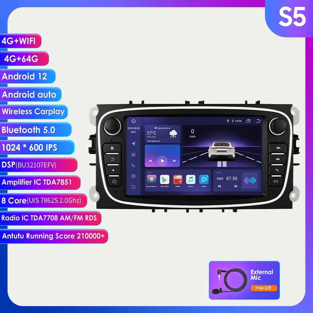 Multimedia navigation - Ford C-MAX & Kuga 4G support -Carplay-Android 12 - One Beast Garage