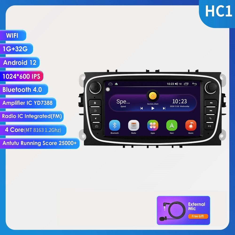 Multimedia navigation - Ford C-MAX & Kuga 4G support -Carplay-Android 12 - One Beast Garage