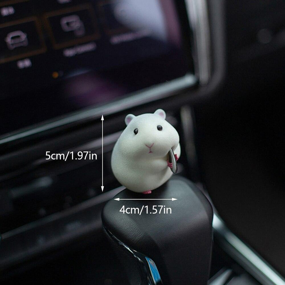 Ornament in the shape of a cute Rat for the car or office - One Beast Garage