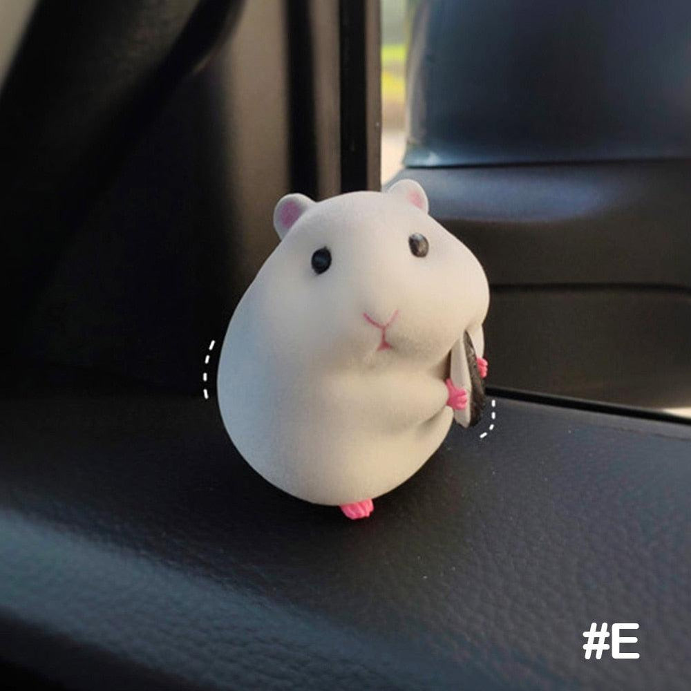 Ornament in the shape of a cute Rat for the car or office - One Beast Garage