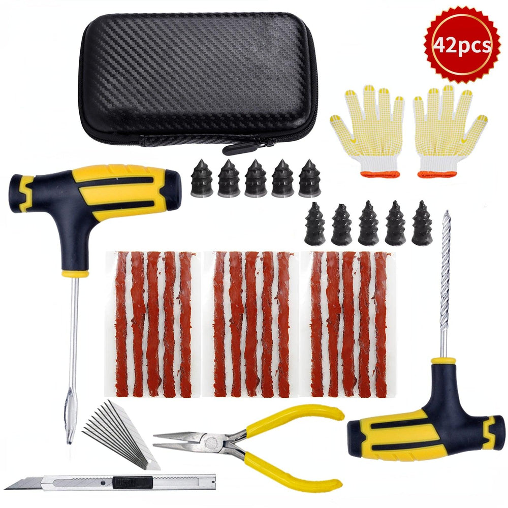 Professional kit for car tire repair between 13-68 pieces - One Beast Garage