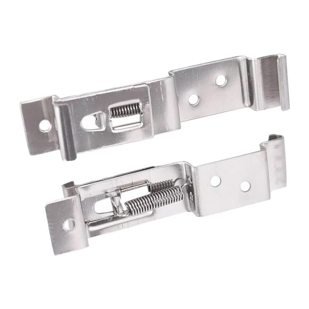 Set - 2x - Number Holders Stainless Steel - One Beast Garage