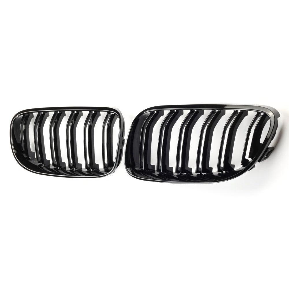 Set of 2 Grilles BMW E90 E91 LCI FL Series 3 M Design - One Beast Garage