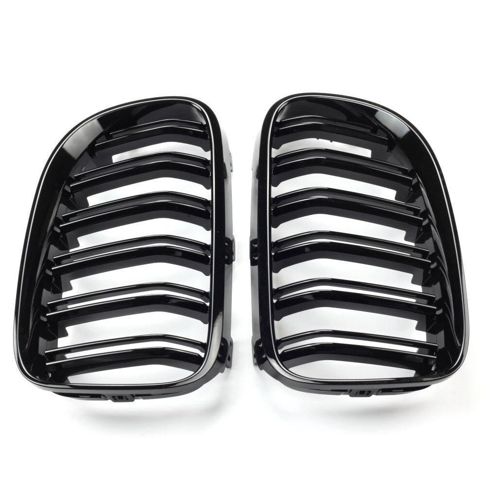 Set of 2 Grilles BMW E90 E91 LCI FL Series 3 M Design - One Beast Garage