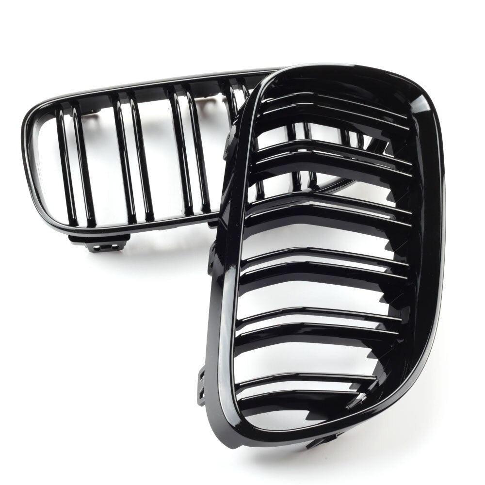 Set of 2 Grilles BMW E90 E91 LCI FL Series 3 M Design - One Beast Garage