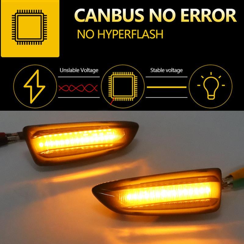 Set of 2 x Sequential Dynamic Signaling LED wing - Opel Edition - One Beast Garage