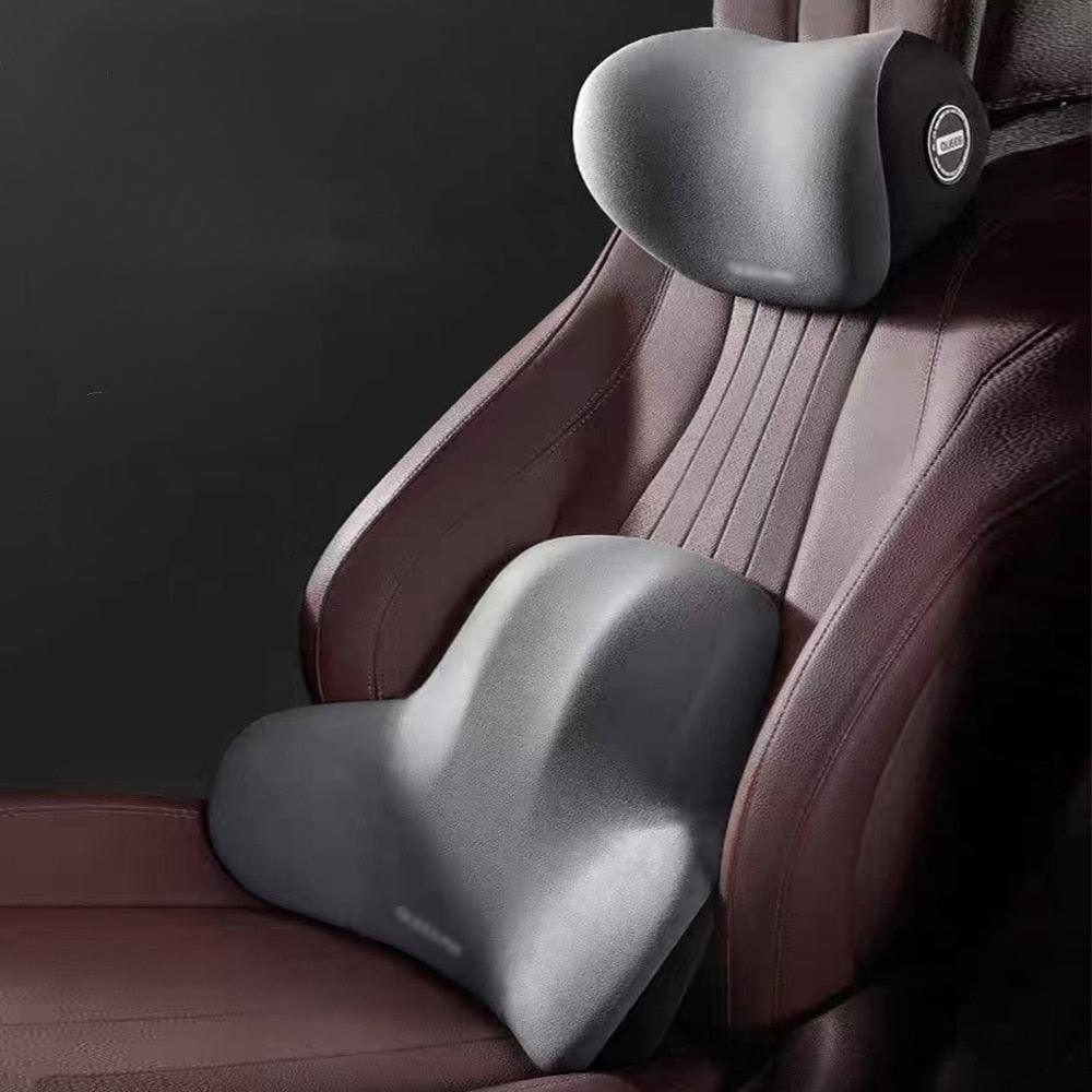 Set of car pillows for headrests and lumbar - One Beast Garage