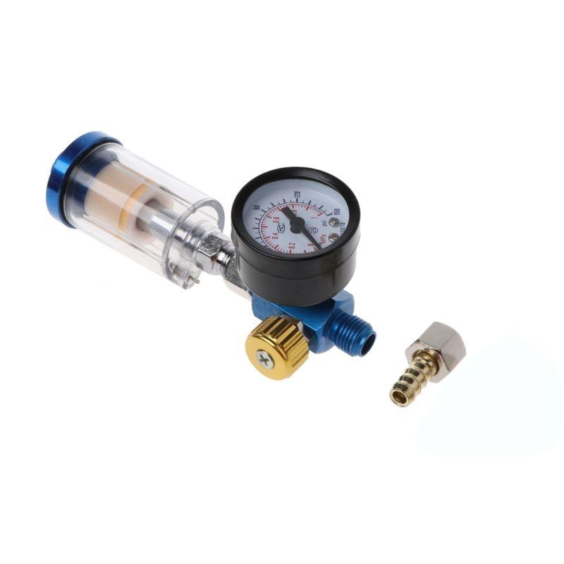 Spray Gun Air Regulator Gauge - Water Trap Filter - One Beast Garage