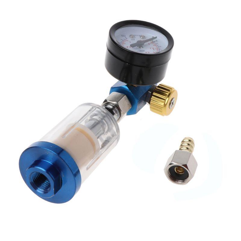 Spray Gun Air Regulator Gauge - Water Trap Filter - One Beast Garage