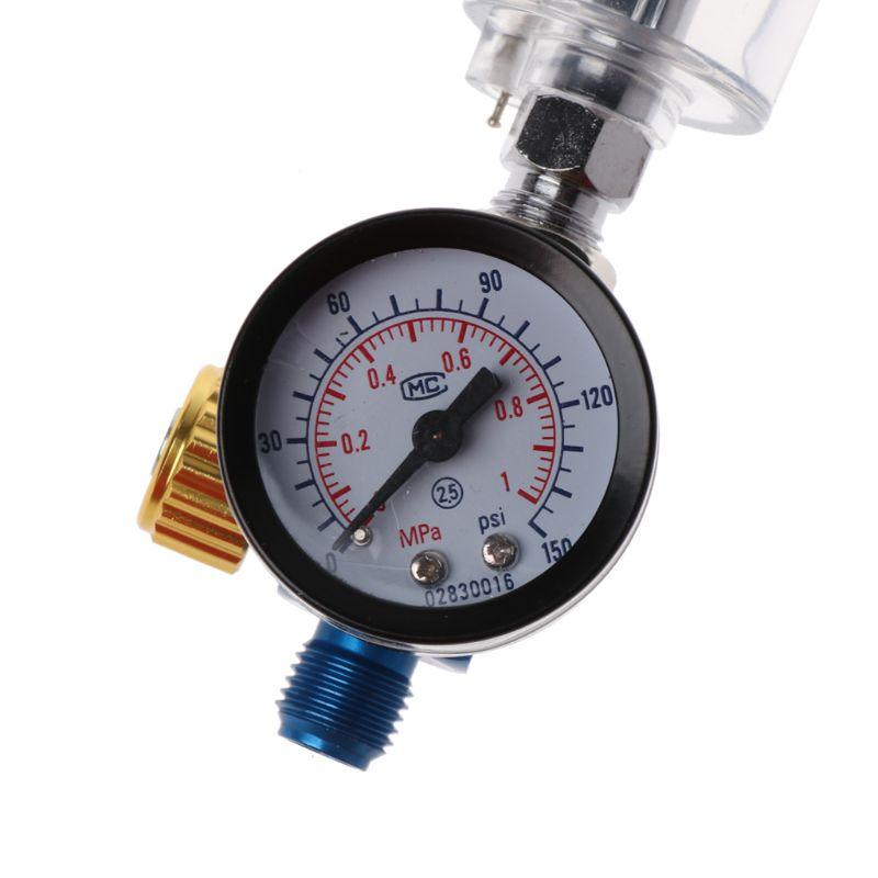 Spray Gun Air Regulator Gauge - Water Trap Filter - One Beast Garage