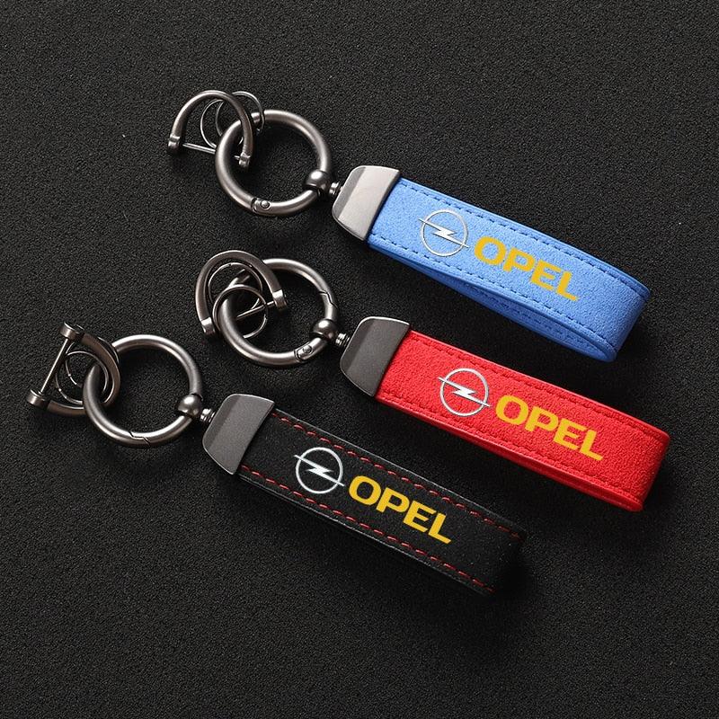 Keychain leather OPEL Logo - One Beast Garage - keychain