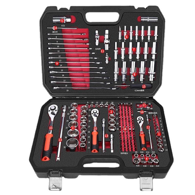 Professional Chrome Vanadium tool kits containing between - One Beast Garage