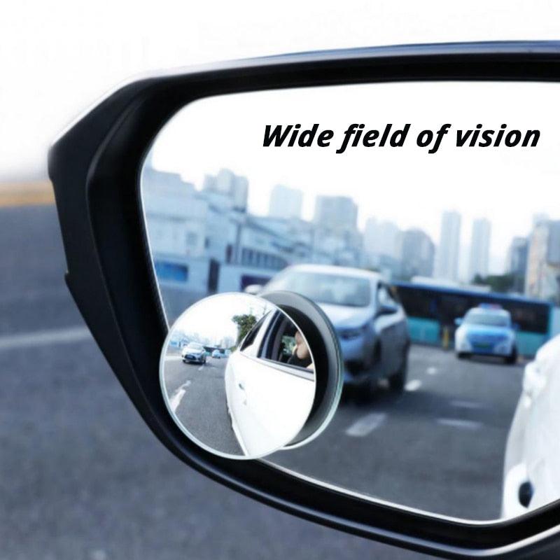 Set of 2 car mirrors for blind spot, round, for the side mirrors - One Beast Garage