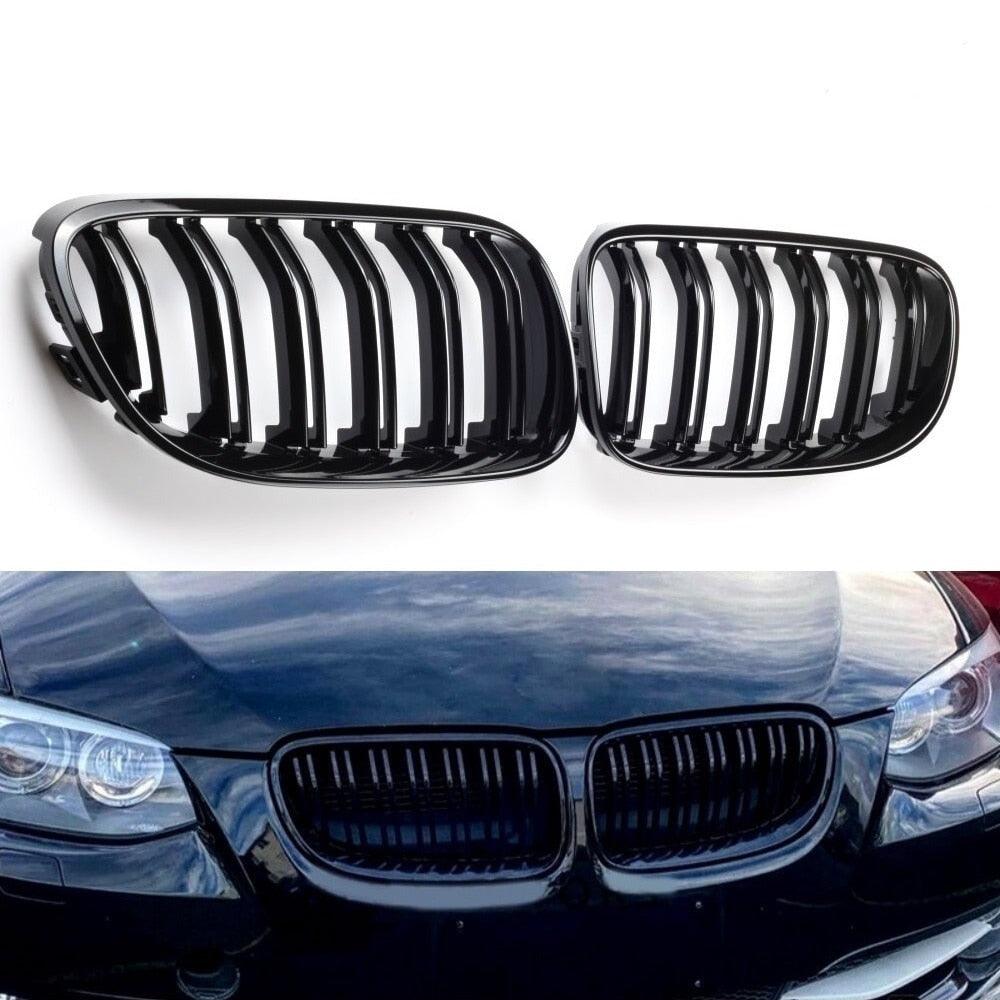 Set of 2 Grilles BMW E90 E91 LCI FL Series 3 M Design - One Beast Garage